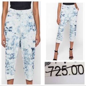 NWT Victor Alfaro Shibori-Dyed Japanese Cargo